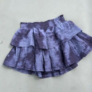 NWT - Aerie - Blue tie dye tired mini skirt